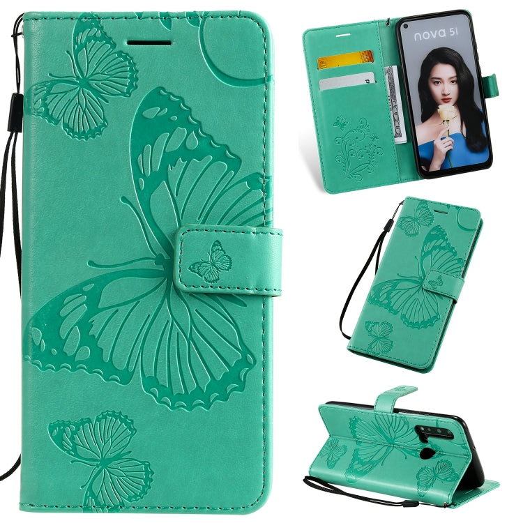 Pressed Printing Butterfly Pattern Horizontal Flip PU Leather Case with Holder & Card Slots & Wallet & Lanyard, For iPhone 11 Pro, For iPhone 11, For iPhone 11 Pro Max, For OPPO A1K / C2, For Vivo Y93 / Y91 / Y95, For Huawei P20 Lite 2019 / Nova 5i