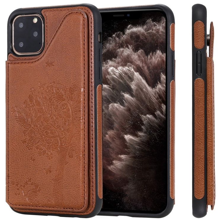 Cat Tree Embossing Pattern Shockproof Protective Case with Card Slots & Photo Frame, For iPhone 11 Pro, For iPhone 11, For iPhone 11 Pro Max, For Galaxy A50, For Galaxy Note 8, For Galaxy Note 9, For Galaxy Note 10+, For Galaxy Note 10
