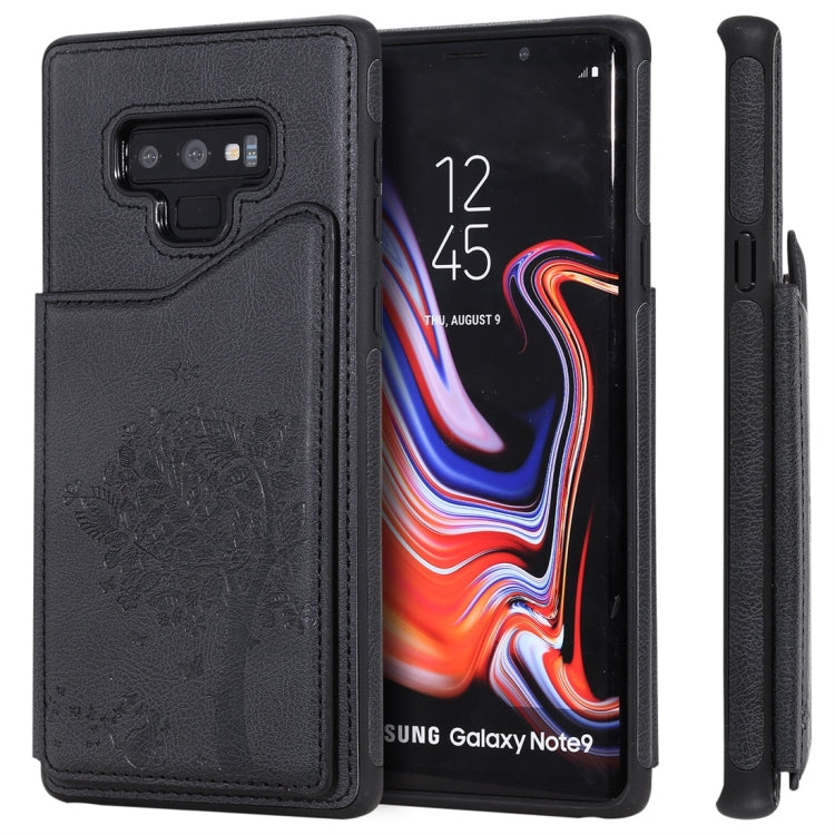 Cat Tree Embossing Pattern Shockproof Protective Case with Card Slots & Photo Frame, For iPhone 11 Pro, For iPhone 11, For iPhone 11 Pro Max, For Galaxy A50, For Galaxy Note 8, For Galaxy Note 9, For Galaxy Note 10+, For Galaxy Note 10