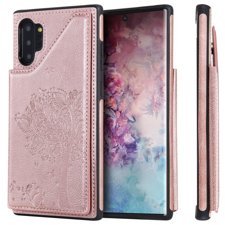 Cat Tree Embossing Pattern Shockproof Protective Case with Card Slots & Photo Frame, For iPhone 11 Pro, For iPhone 11, For iPhone 11 Pro Max, For Galaxy A50, For Galaxy Note 8, For Galaxy Note 9, For Galaxy Note 10+, For Galaxy Note 10