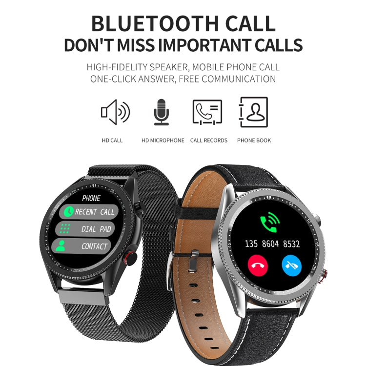 M98 1.28 inch IPS Color Screen IP67 Waterproof Smart Watch, Support Sleep Monitor / Heart Rate Monitor / Bluetooth Call, Style:Steel Strap