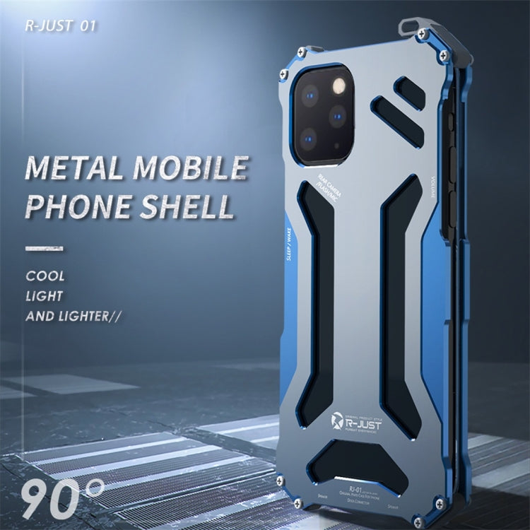 جراب حماية معدني مقاوم للصدمات والغبار من R-JUST، لهاتف iPhone 11 Pro، لهاتف iPhone 11