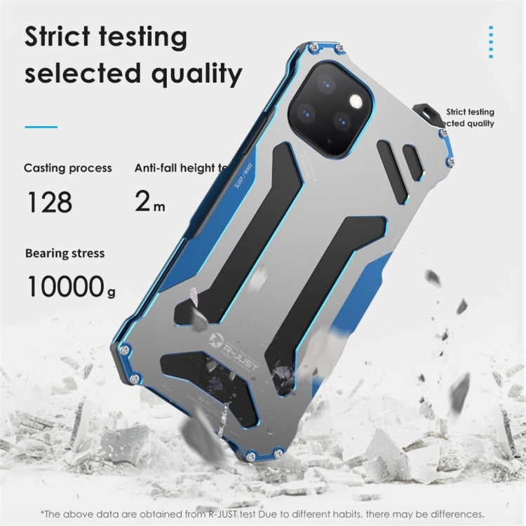 جراب حماية معدني مقاوم للصدمات والغبار من R-JUST، لهاتف iPhone 11 Pro، لهاتف iPhone 11