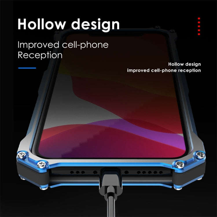 جراب حماية معدني مقاوم للصدمات والغبار من R-JUST، لهاتف iPhone 11 Pro، لهاتف iPhone 11