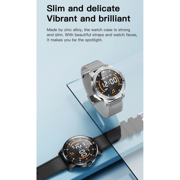MX12 1.3 inch IPS Color Screen IP68 Waterproof Smart Watch, Support Bluetooth Call / Sleep Monitoring / Heart Rate Monitoring