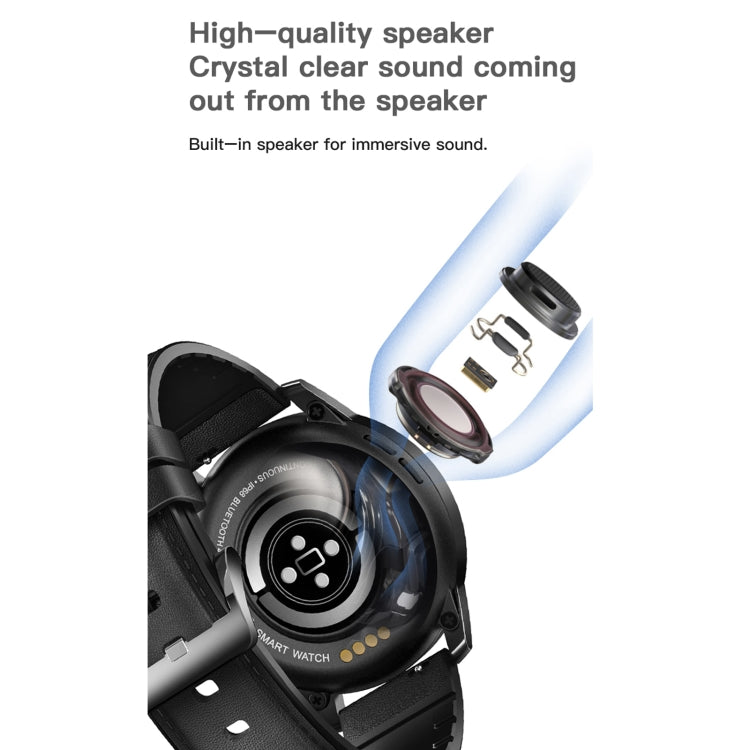 MX12 1.3 inch IPS Color Screen IP68 Waterproof Smart Watch, Support Bluetooth Call / Sleep Monitoring / Heart Rate Monitoring