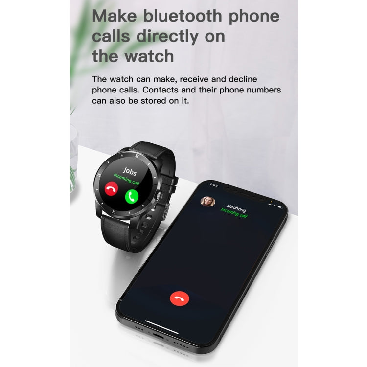 MX12 1.3 inch IPS Color Screen IP68 Waterproof Smart Watch, Support Bluetooth Call / Sleep Monitoring / Heart Rate Monitoring