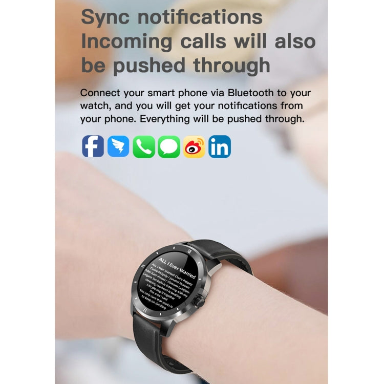 MX12 1.3 inch IPS Color Screen IP68 Waterproof Smart Watch, Support Bluetooth Call / Sleep Monitoring / Heart Rate Monitoring