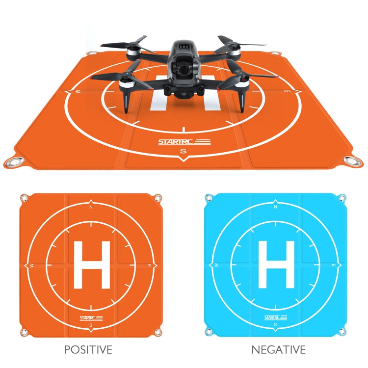STARTRC 1109143 50 سم طائرة بدون طيار محمولة عالمية قابلة للطي ساحة وقوف السيارات منصة هبوط ل DJI FPV / mini 2 / Air 2، 50 سم