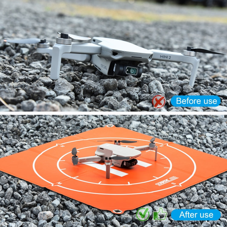 STARTRC 1109143 50 سم طائرة بدون طيار محمولة عالمية قابلة للطي ساحة وقوف السيارات منصة هبوط ل DJI FPV / mini 2 / Air 2، 50 سم