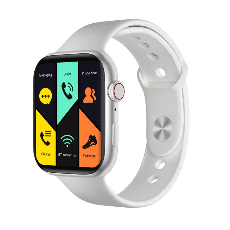 DW35PRO 1.75 inch Color Screen IPX7 Waterproof Smart Watch, Support Bluetooth Answer & Reject / Sleep Monitoring / Heart Rate Monitoring, Style: Silicone Strap