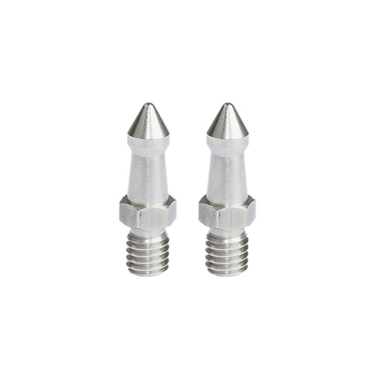 BEXIN LS006 قطعتان من برغي قدم M8 بوصة من الفولاذ المقاوم للصدأ لحامل ثلاثي القوائم SLR، LS006
