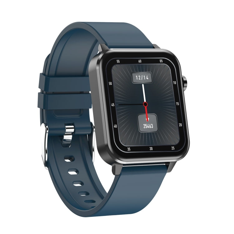 E86 1.7 inch TFT Color Screen IP68 Waterproof Smart Watch, Support Blood Oxygen Monitoring / Body Temperature Monitoring / AI Medical Diagnosis, Style: TPU Strap