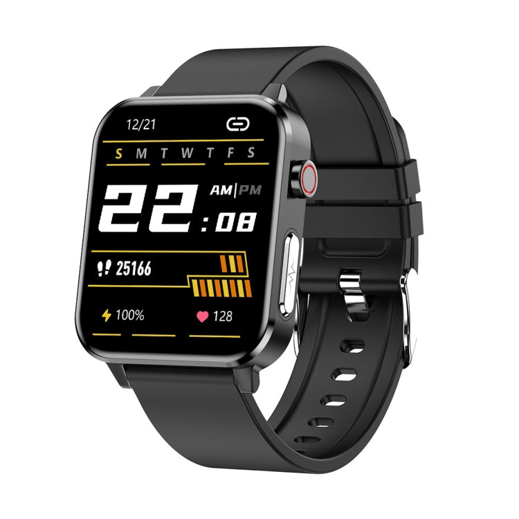 E86 1.7 inch TFT Color Screen IP68 Waterproof Smart Watch, Support Blood Oxygen Monitoring / Body Temperature Monitoring / AI Medical Diagnosis, Style: TPU Strap