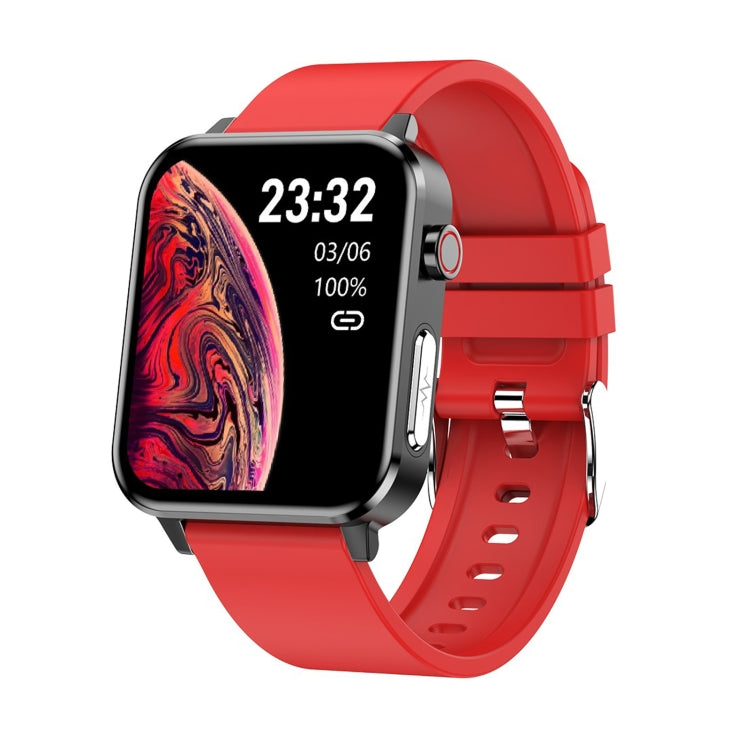 E86 1.7 inch TFT Color Screen IP68 Waterproof Smart Watch, Support Blood Oxygen Monitoring / Body Temperature Monitoring / AI Medical Diagnosis, Style: TPU Strap