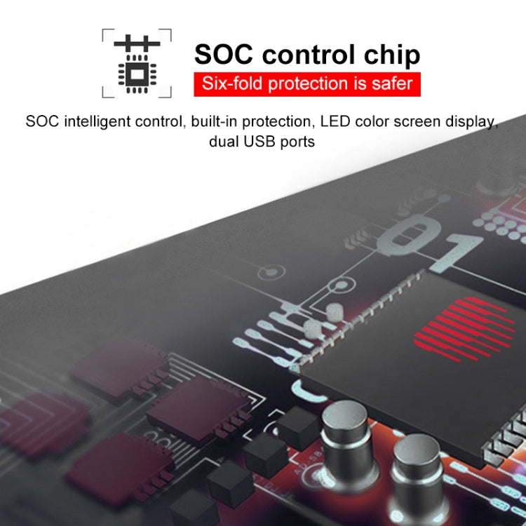 MPPT Solar Controller 12V / 24V / 48V Automatic Identification Charging Controller with Dual USB Output