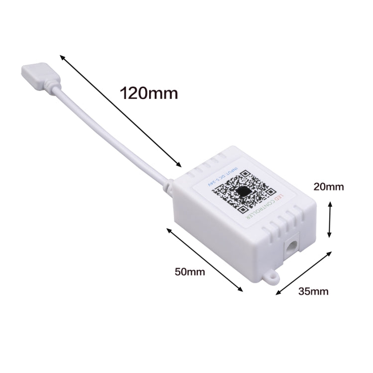 وحدة تحكم LED RGB بتقنية بلوتوث JH-RGB03 بواجهة DC5.5x2.1 مم، JH-RGB03