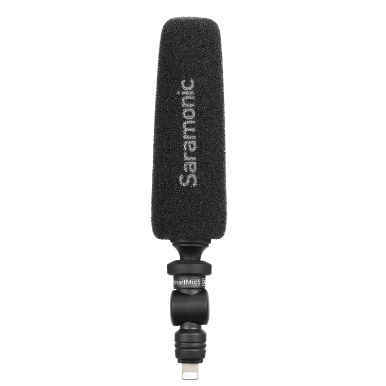 ميكروفون Saramonic SmartMic5 Di فائق الطول أحادي الاتجاه لأجهزة واجهة 8 سنون، SmartMic5 Di