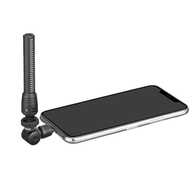 ميكروفون Saramonic SmartMic5 Di فائق الطول أحادي الاتجاه لأجهزة واجهة 8 سنون، SmartMic5 Di