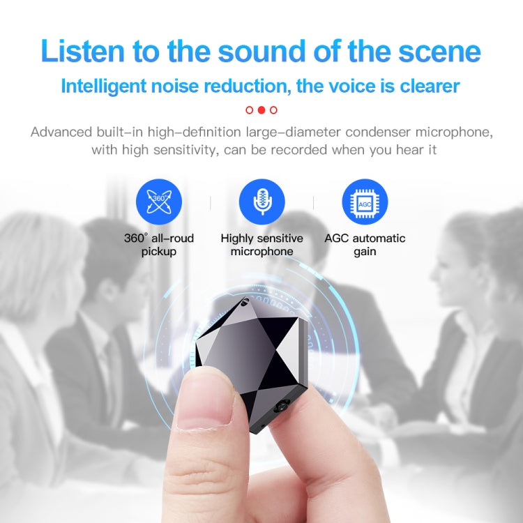 M6 Intelligent Voice Control Noise Reduction Recorder Pendant