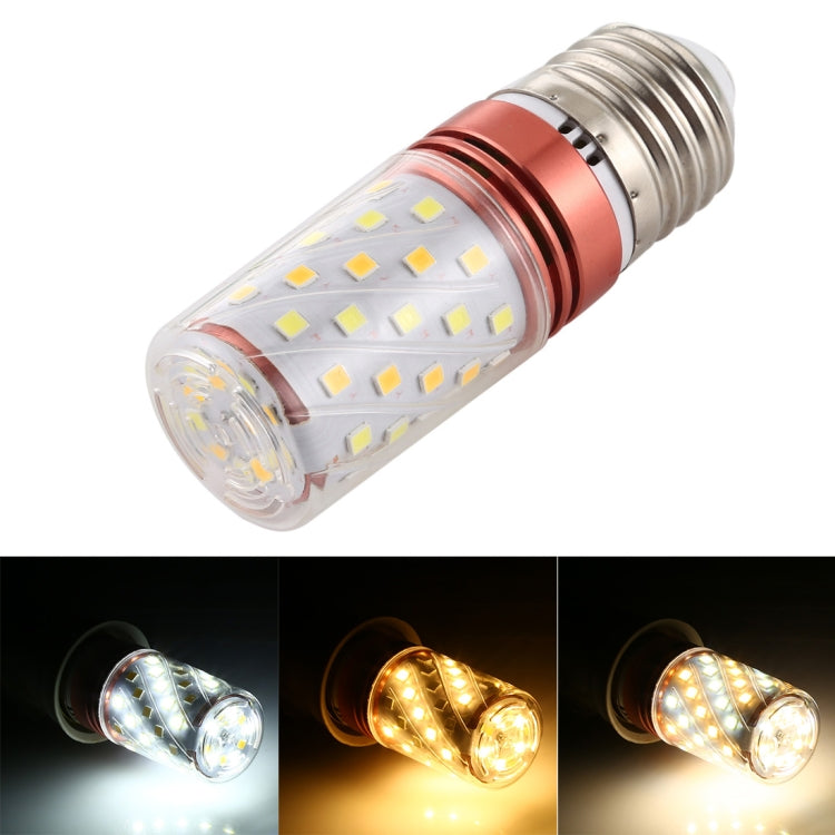 Three-Color Dimming Corn Light Bulb SMD 2835, E27 16W 700LM 84LEDs, E14 16W 700LM 84LEDs, E27 12W 500LM 60LEDs, E14 12W 500LM 60LEDs