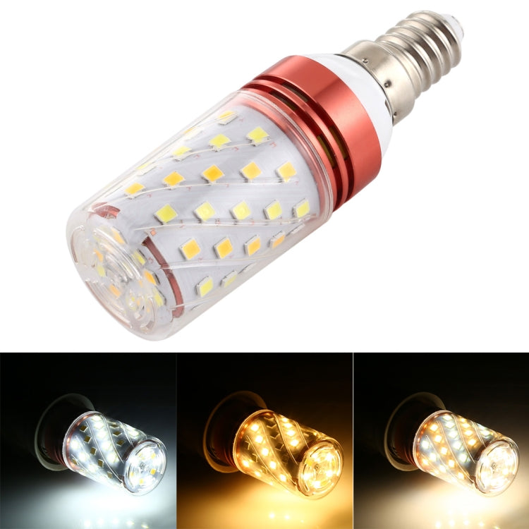 Three-Color Dimming Corn Light Bulb SMD 2835, E27 16W 700LM 84LEDs, E14 16W 700LM 84LEDs, E27 12W 500LM 60LEDs, E14 12W 500LM 60LEDs