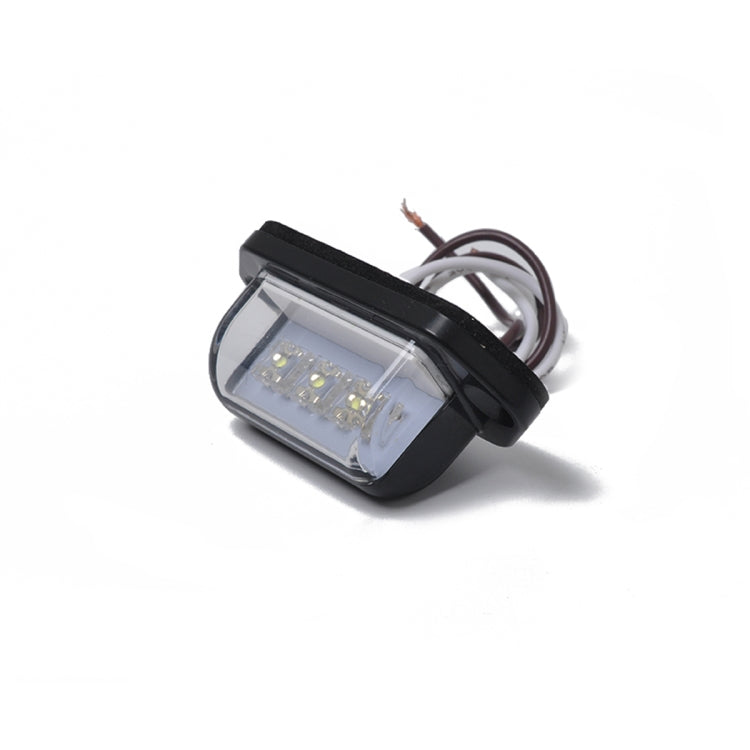 A5662 مصباح خلفي لشاحنة مقطورة 12 فولت 3 مصابيح LED لرقم لوحة الترخيص، A5662