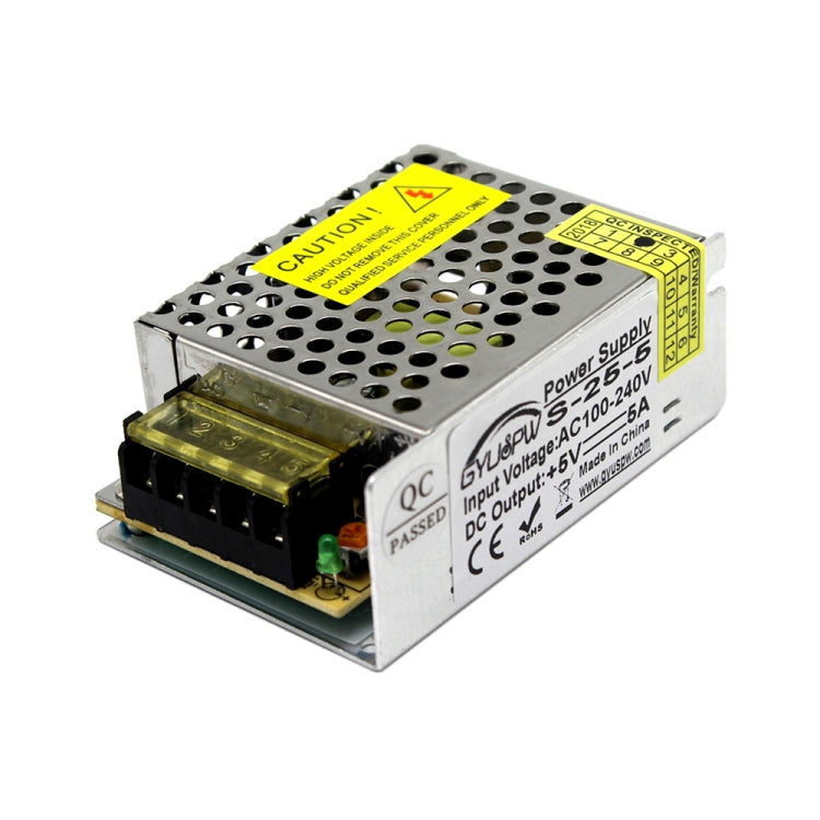 LED Regulated Switching Power Supply, Size: 86 x 58 x 33mm, S-15-5 DC5V 3A 15W, S-25-5 DC5V 3A 25W, S-36-12 DC12V 3A 36W, S-36-24 DC24V 1.5A 36W