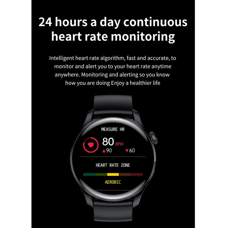 M103 1.35 inch IPS Color Screen IP67 Waterproof Smart Watch, Support Sleep Monitoring / Heart Rate Monitoring / Bluetooth Call / Music Playback, Style: Silicone Strap