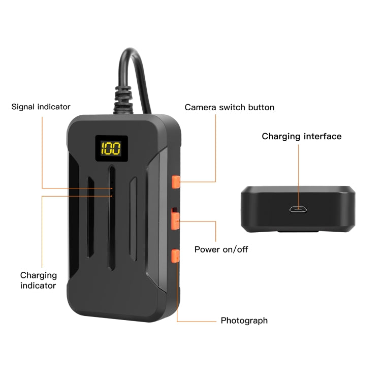 F300 5.5mm IP68 Watweproof HD Dual Cameras Digital Endoscope