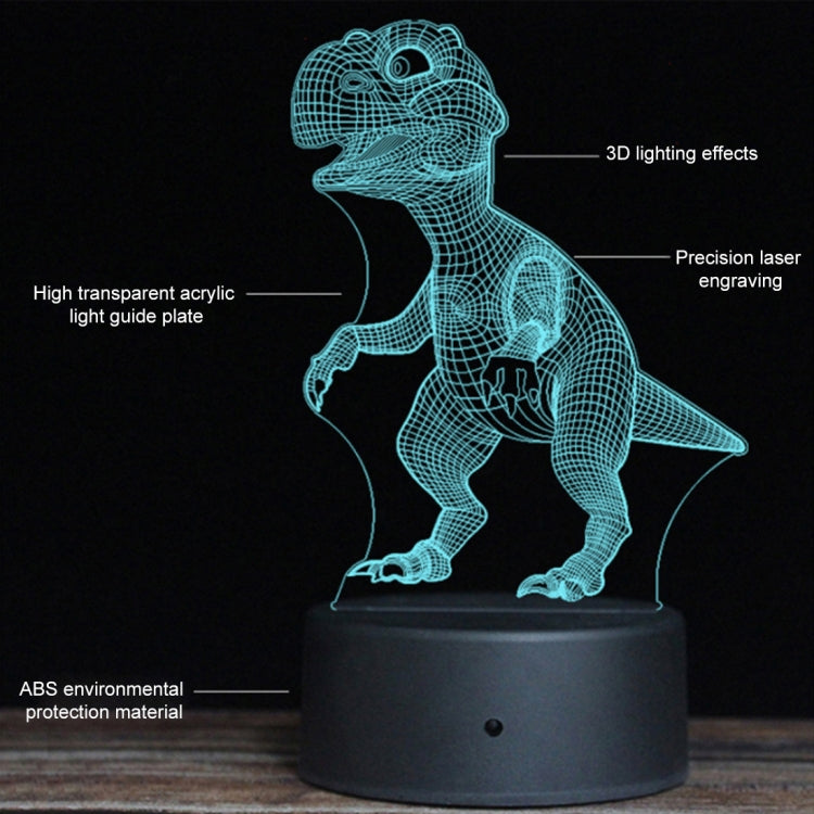 Crack Base Musical Instrument Series Creative 3D Colorful LED Decorative Night Light, Remote Control Version, YQ02
