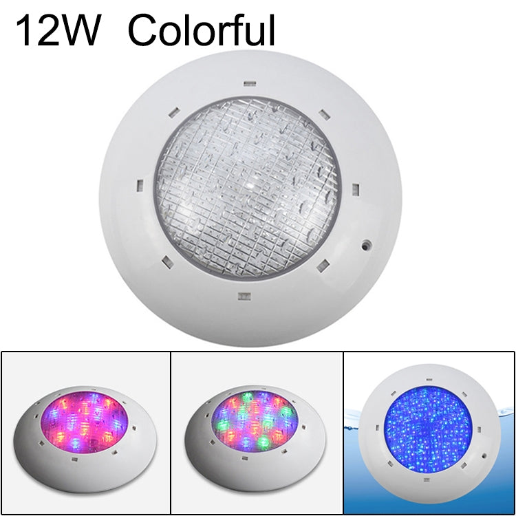 ABS Plastic Swimming Pool Wall Lamp Underwater Light, 6W, 9W, 12W, 18W, 24W, 12x3W, 18x3W