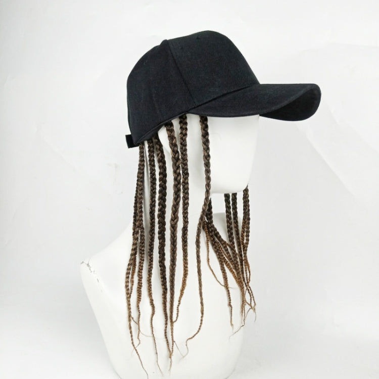 Dreadlocks Wig Hat One-piece Hair Cover for Men and Women, Black Cap, White Cap