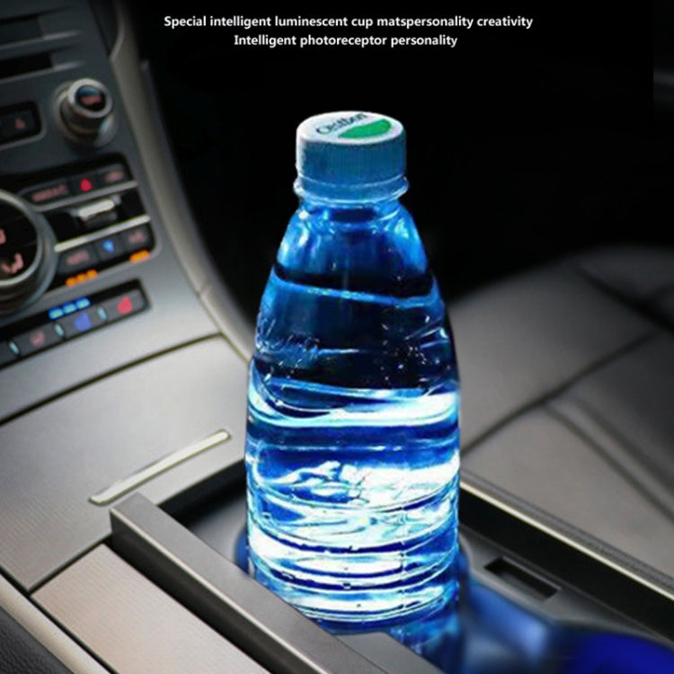 Car AcrylicColorful USB Charger Water Cup Groove LED Atmosphere Light, Bell, Santa Claus, Christmas Deer, Christmas Hat, Christmas Tree, Christmas, Glove, Socks, Snowflake, English Deer, English Christmas, English Tree