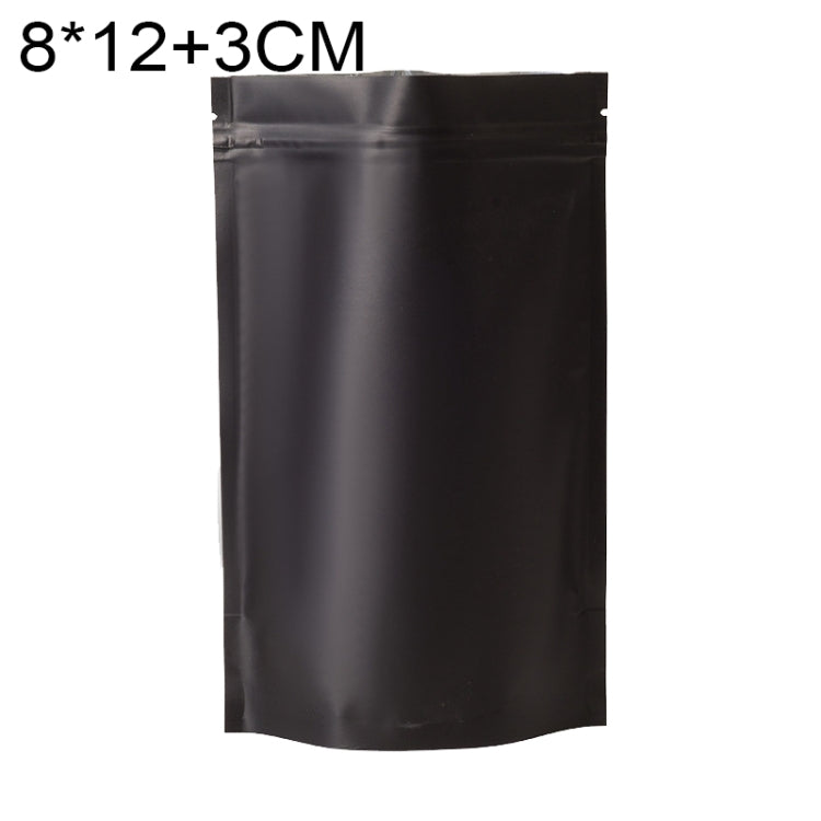 100 PCS/Set Matte Aluminum Foil Snack Stand-up Pouch