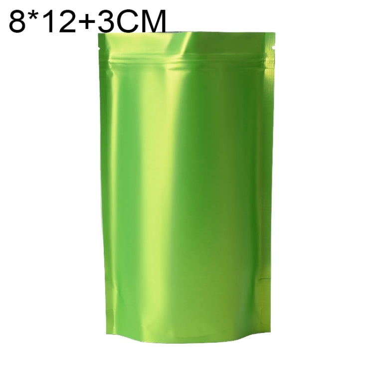 100 PCS/Set Matte Aluminum Foil Snack Stand-up Pouch