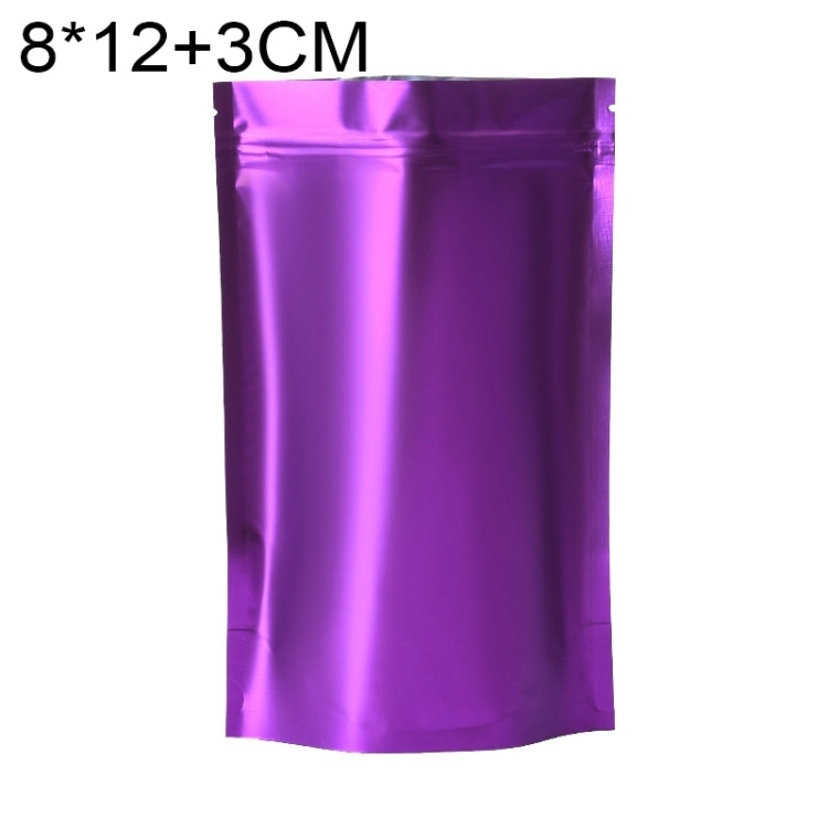 100 PCS/Set Matte Aluminum Foil Snack Stand-up Pouch