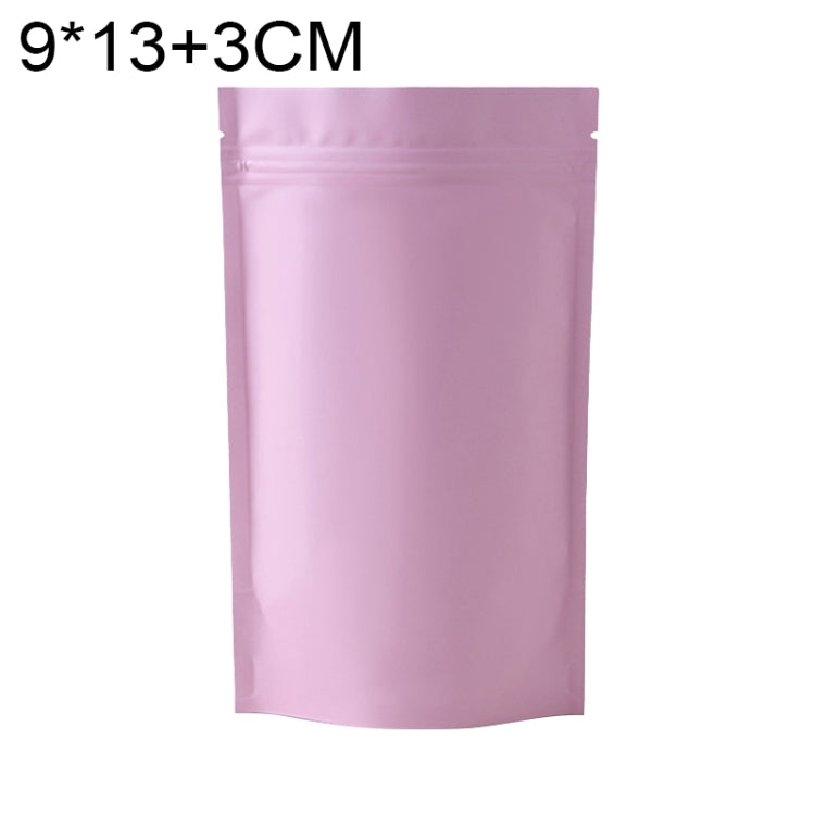 100 PCS/Set Matte Aluminum Foil Snack Stand-up Pouch