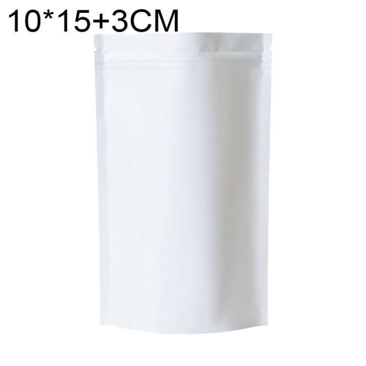 100 PCS/Set Matte Aluminum Foil Snack Stand-up Pouch