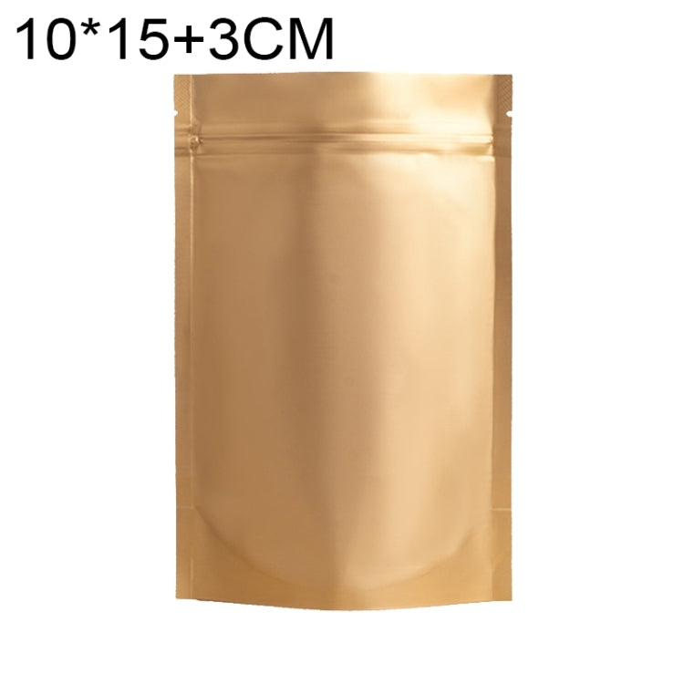 100 PCS/Set Matte Aluminum Foil Snack Stand-up Pouch