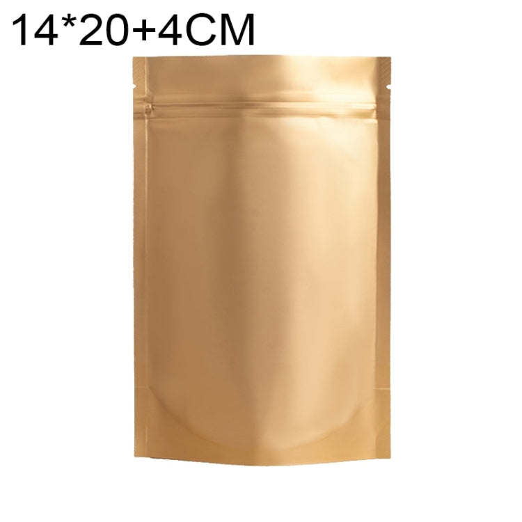 100 PCS/Set Matte Aluminum Foil Snack Stand-up Pouch