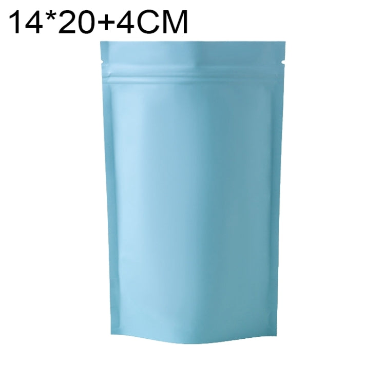 100 PCS/Set Matte Aluminum Foil Snack Stand-up Pouch