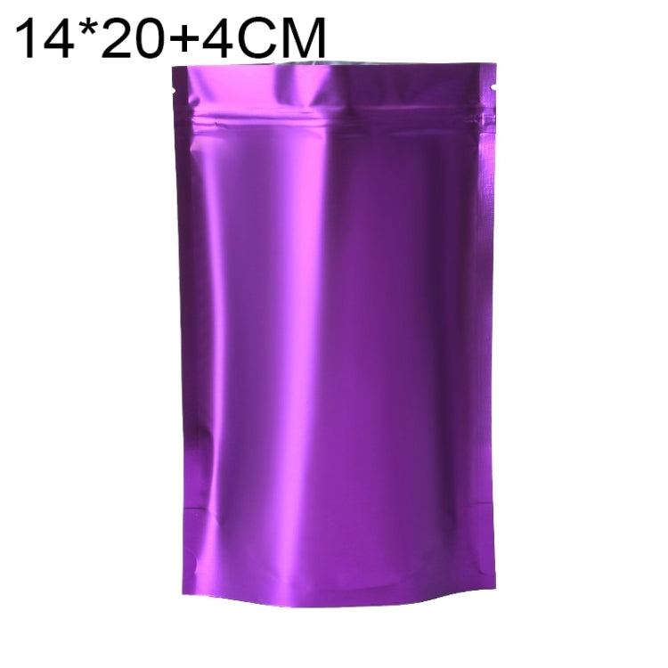 100 PCS/Set Matte Aluminum Foil Snack Stand-up Pouch