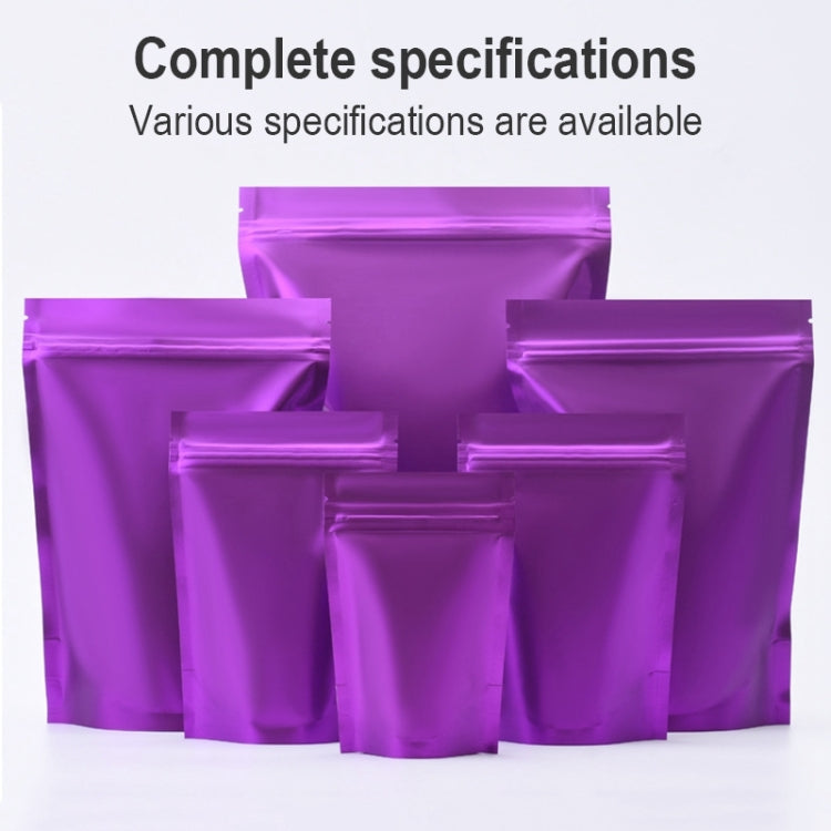 100 PCS/Set Matte Aluminum Foil Snack Stand-up Pouch