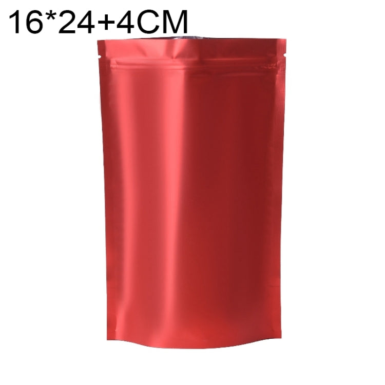 100 PCS/Set Matte Aluminum Foil Snack Stand-up Pouch