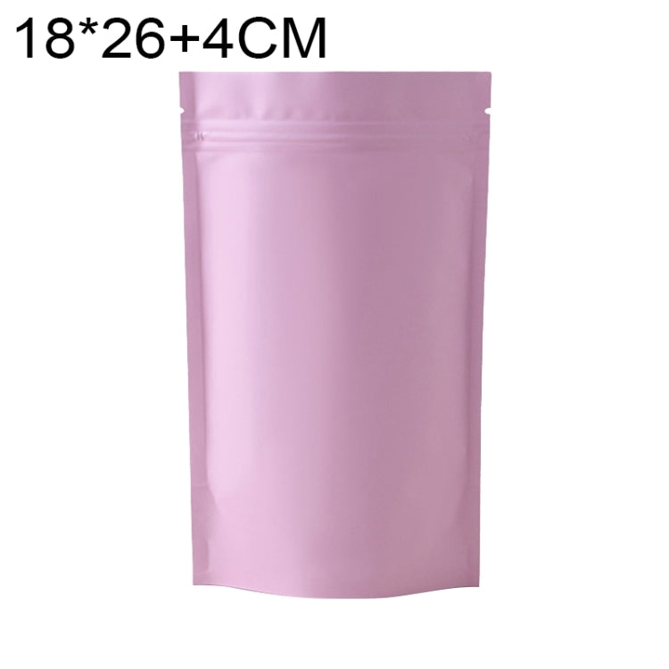 100 PCS/Set Matte Aluminum Foil Snack Stand-up Pouch