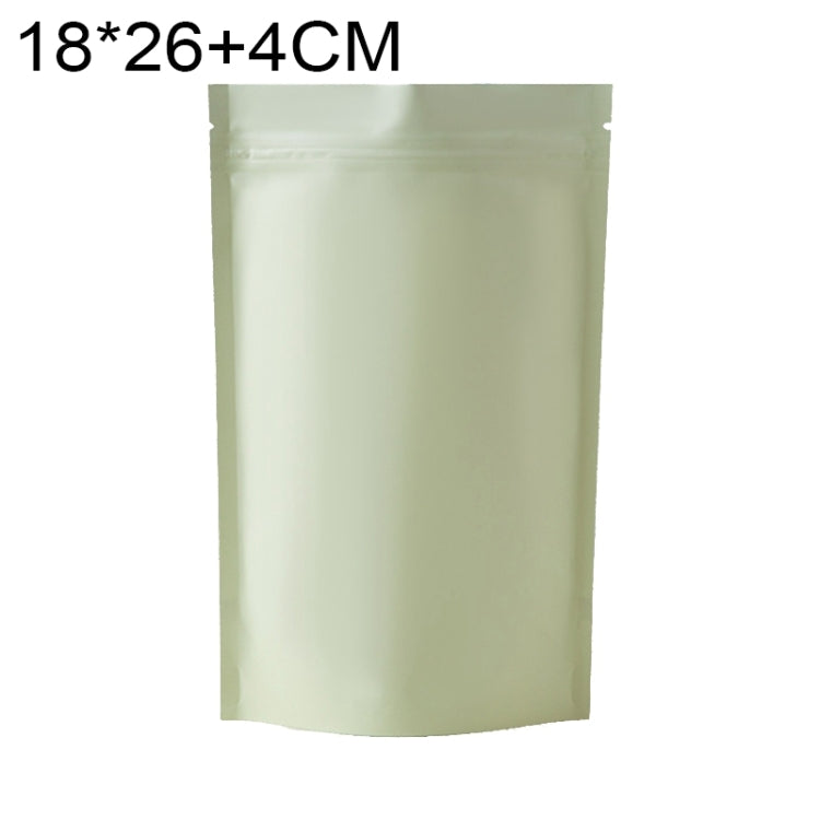 100 PCS/Set Matte Aluminum Foil Snack Stand-up Pouch