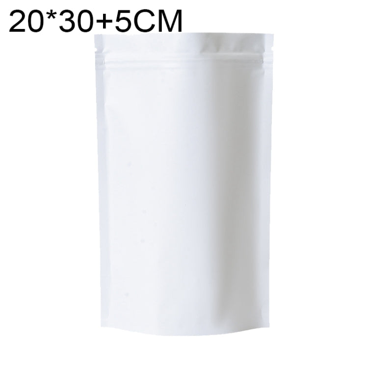 100 PCS/Set Matte Aluminum Foil Snack Stand-up Pouch
