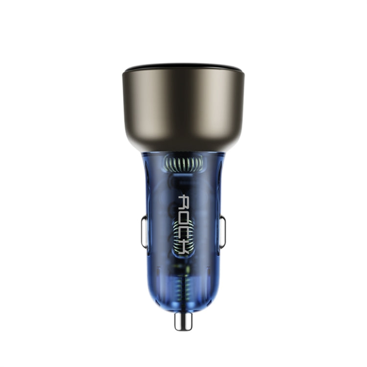 شاحن سيارة ROCK H16 PD 72 واط من النوع C / USB-C + USB ثنائي المنافذ، H16