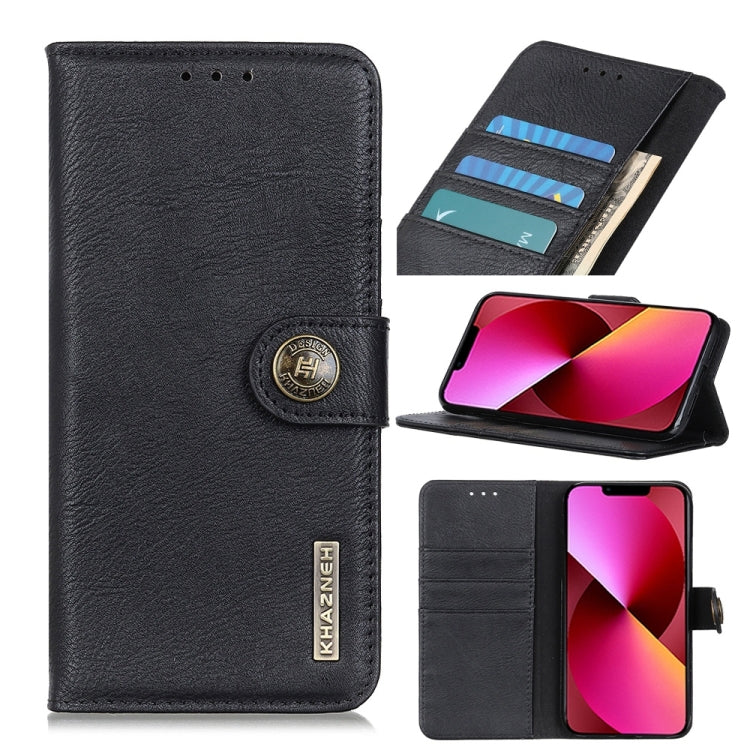 KHAZNEH Cowhide Texture Horizontal Flip Leather Phone Case, For iPhone 14, For iPhone 14 Plus, For iPhone 14 Pro, For iPhone 14 Pro Max